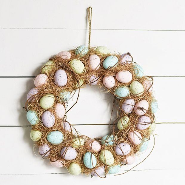 Farmhouse Easter Egg Wreath | Antique Farmhouse