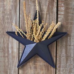 Blue Metal Star Hanging Wall Pocket 12 Inch