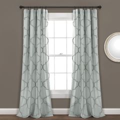 Trellis Style Curtain Panels Set of 2
