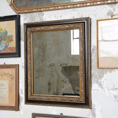 Layered Beveled Frame Antiqued Wall Mirror