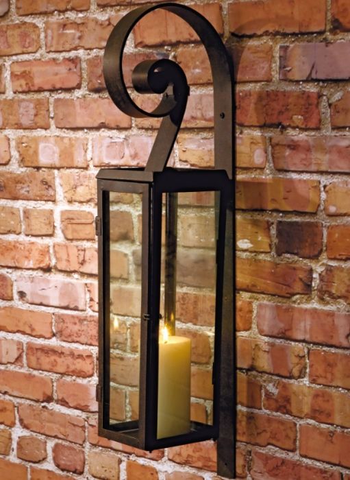 Hanging Carriage Lantern Wall Sconce | Antique Farmhouse