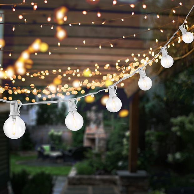 Chic LED Bulb Outdoor String Lights | Antique Farmhouse