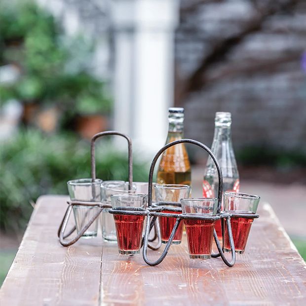 Easy Entertaining Vintage Inspired Drink Caddy | Antique Farmhouse