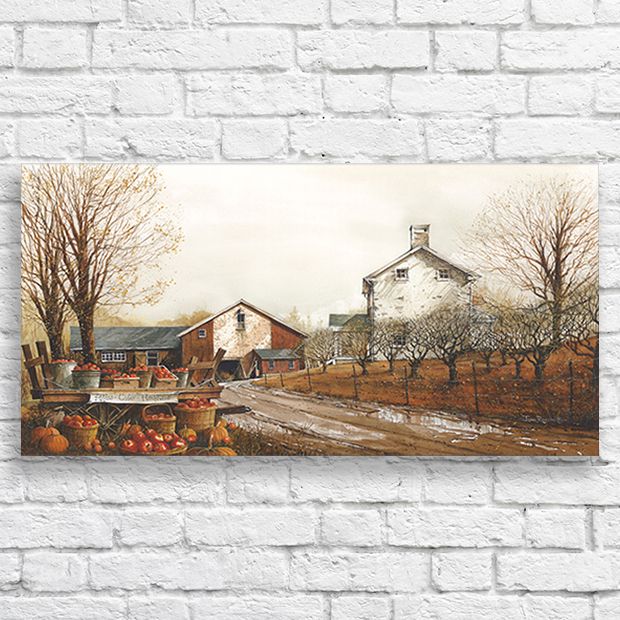 Fall On The Farm Wrapped Canvas Wall Art | Antique Farmhouse
