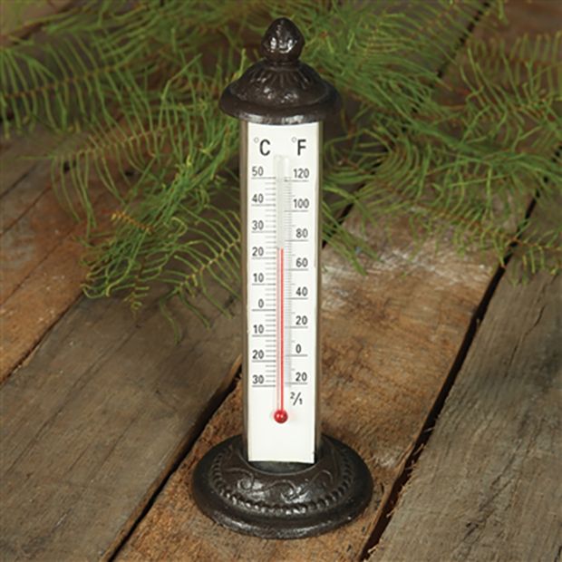 HomArt Cast Iron Garden Thermometer