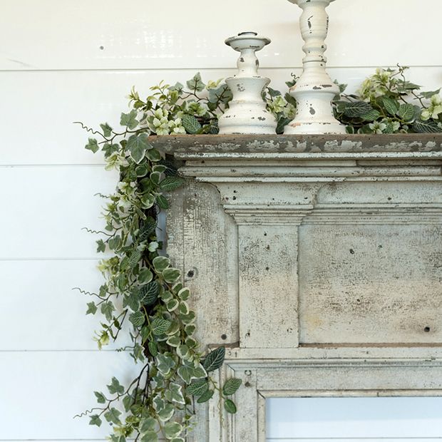 Faux Ivy Mix Greenery Garland | Antique Farmhouse