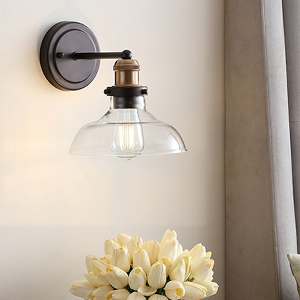 Industrial Chic Wall Sconce Lamp | Antique Farmhouse