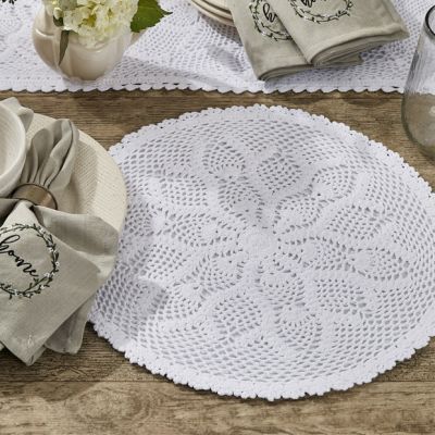 Delicate Lace Doily Placemat