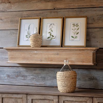 Long Wooden Wall Shelf