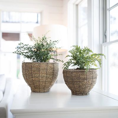 Seagrass Basket Planter