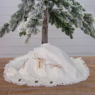 Stay Cozy Fringed Tree Skirt