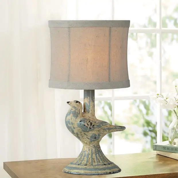 Wren Bird Table Lamp | Antique Farmhouse