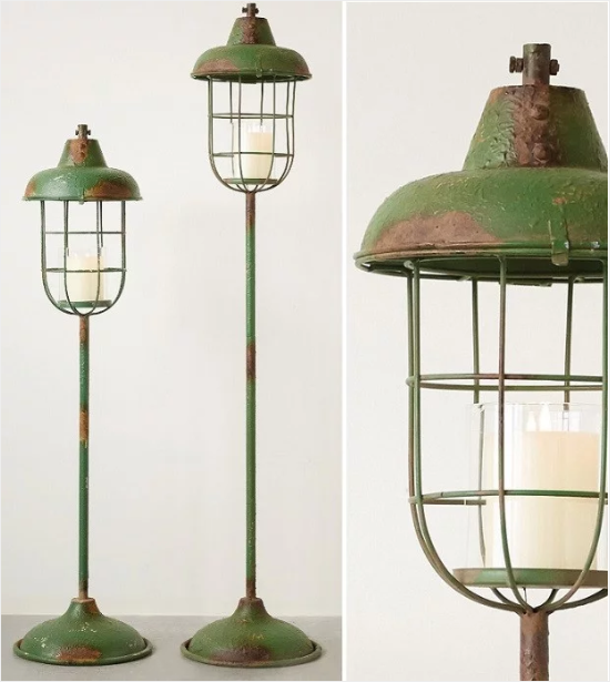 Essential Antique Indoor Lighting: Rustic Lantern Lights Antique Farmhouse